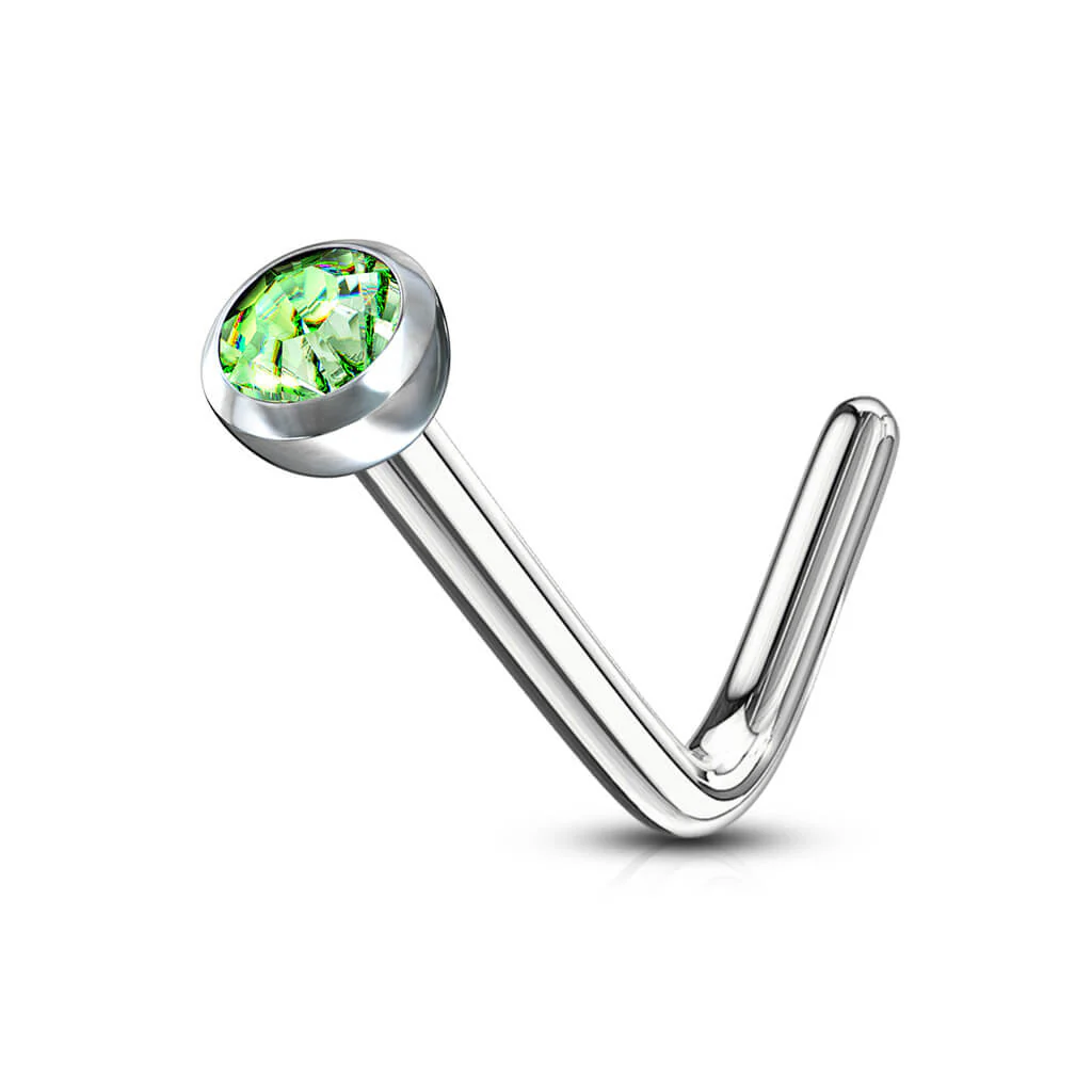 Nose L-Shape Zirconia Silver - Image 9