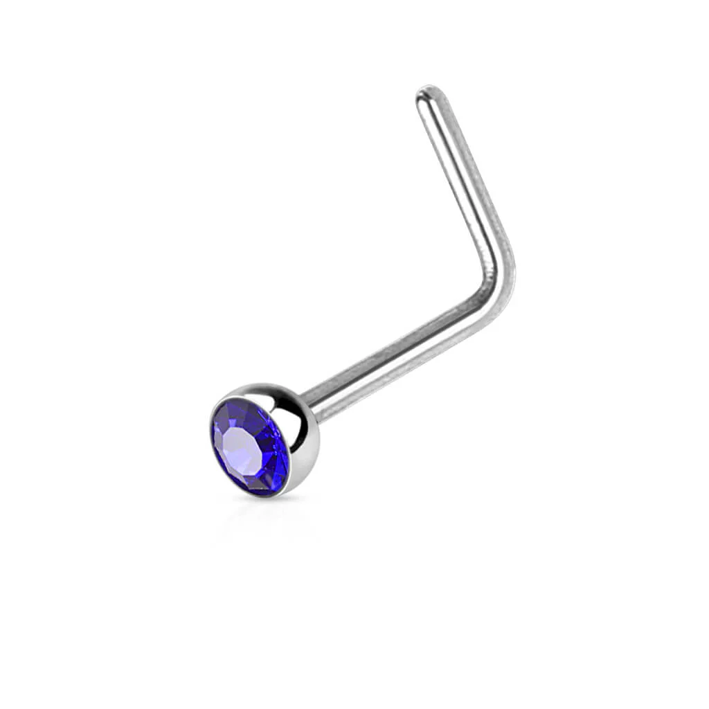 Nose L-Shape Zirconia Silver - Image 4