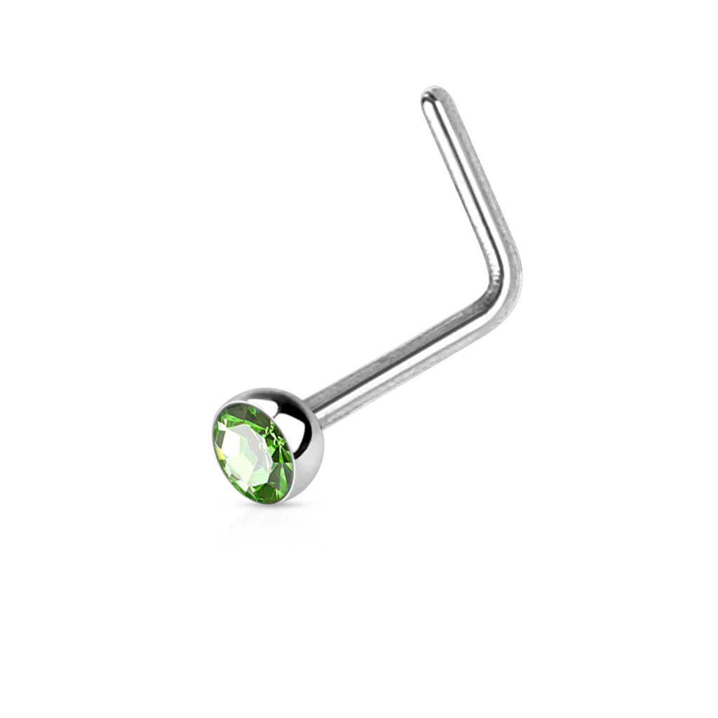 Nose L-Shape Zirconia Silver - Image 7