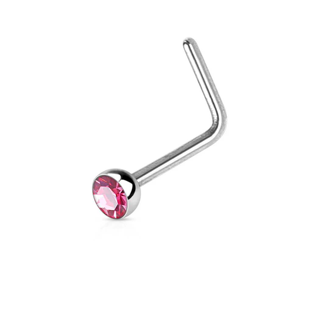 Nose L-Shape Zirconia Silver - Image 9