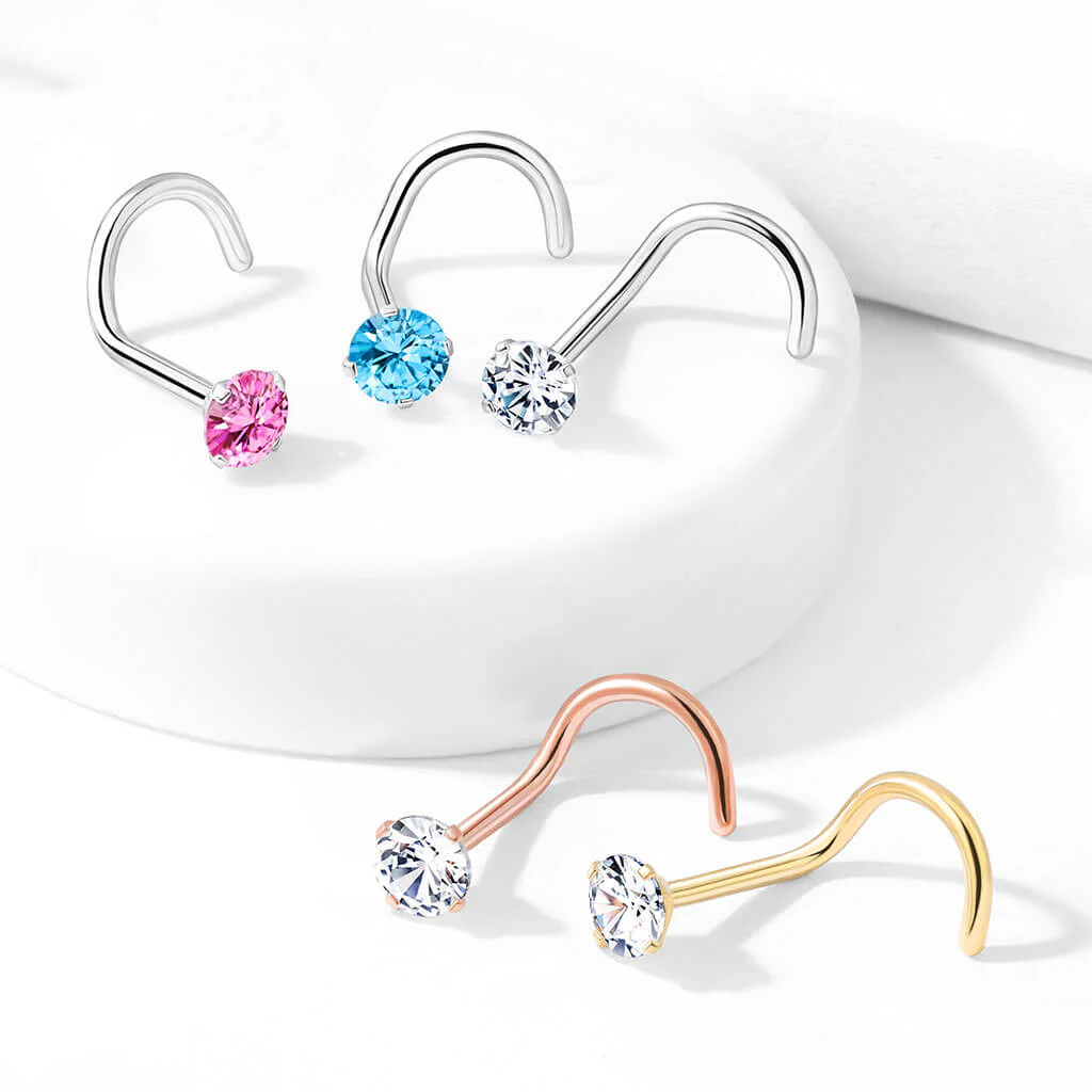 Nose Screw Zirconia Round - Image 9