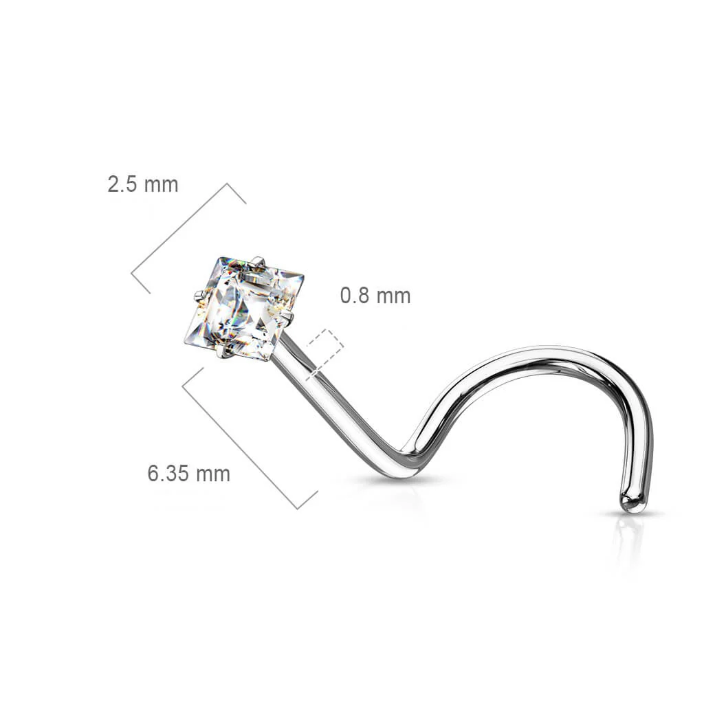 Nose Screw Qudrat Zirconia - Image 3