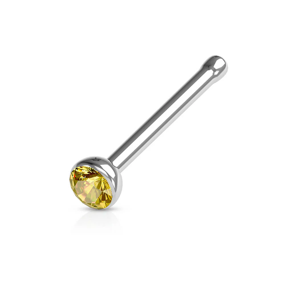 Nose Stud Zirconia Silver - Image 13