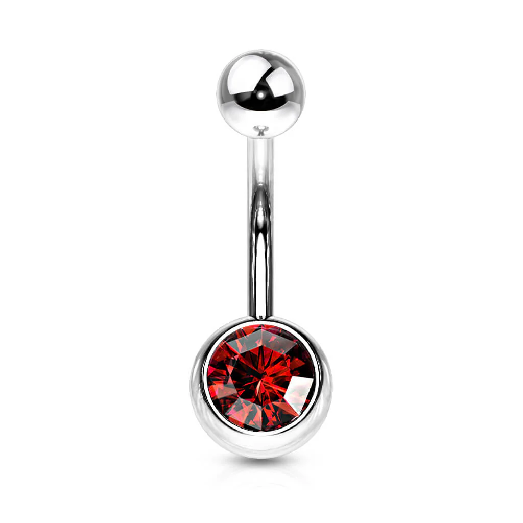 Belly Button Piercing Zirconia Ball - Image 14