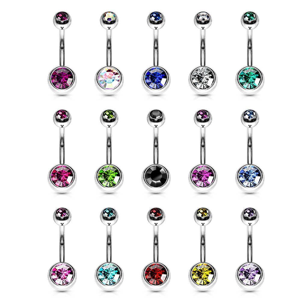 Belly Button Piercing Ball Zirconia - Image 2