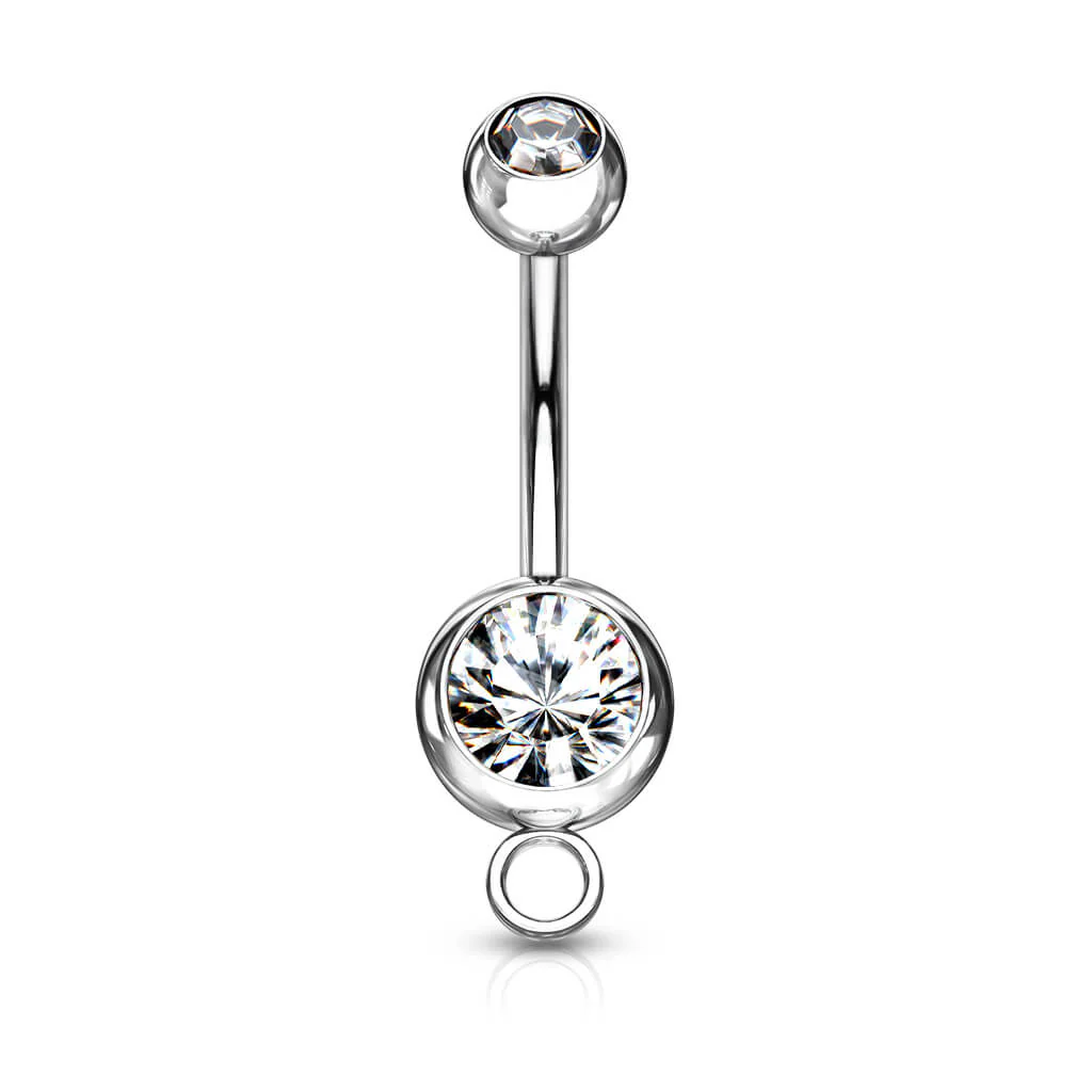 Belly Button Piercing Ball Zirconia - Image 2