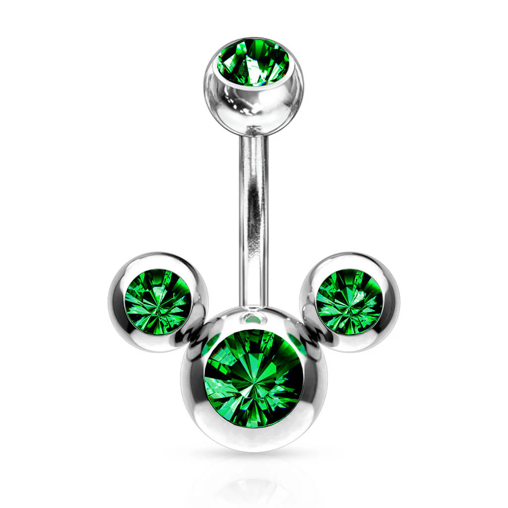 Belly Button Piercing 3 Zirconia - Image 6