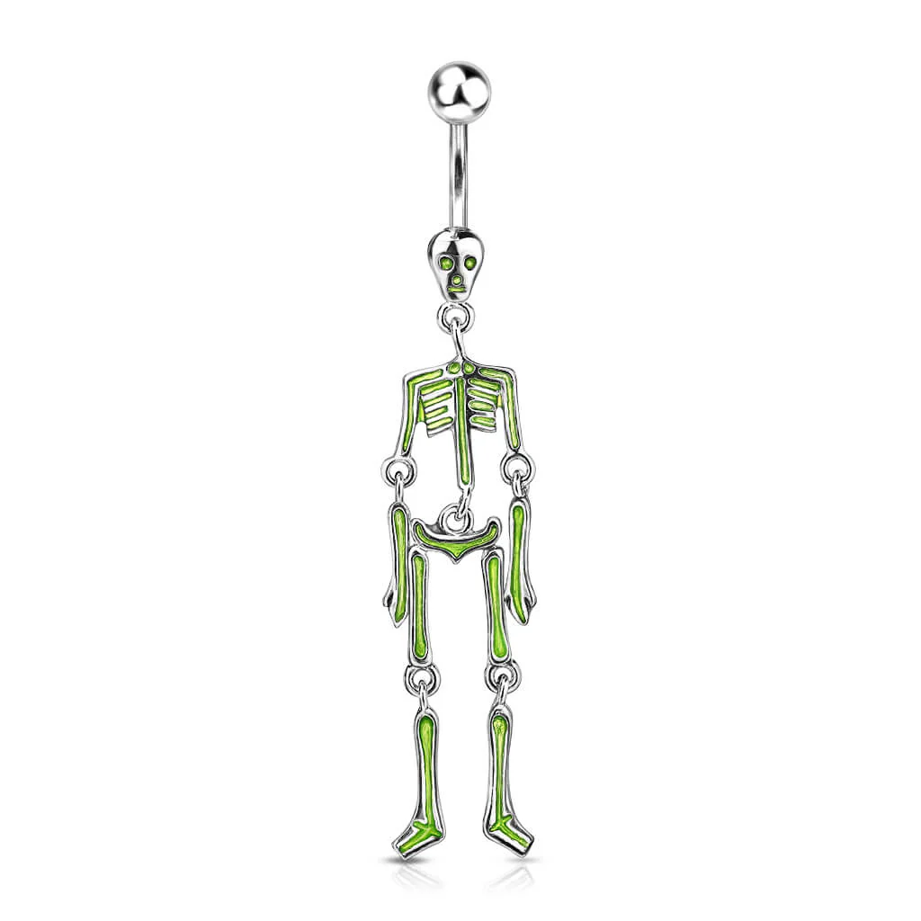 Belly Button Piercing Skeleton dangle - Image 2