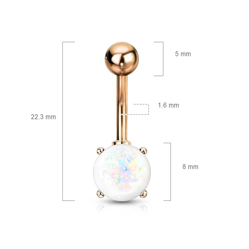 Belly Button Piercing Opal - Image 3