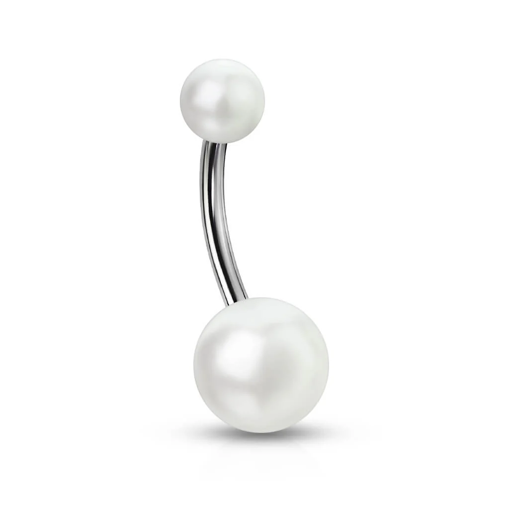 Belly Button Piercing Pearl - Image 6