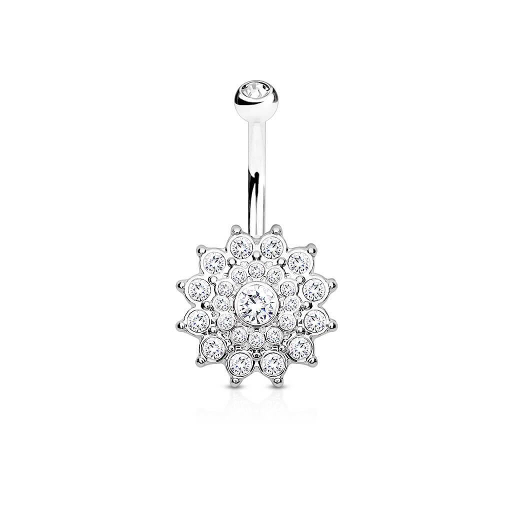 Belly Button Piercing Dahlia Zirconia - Image 2