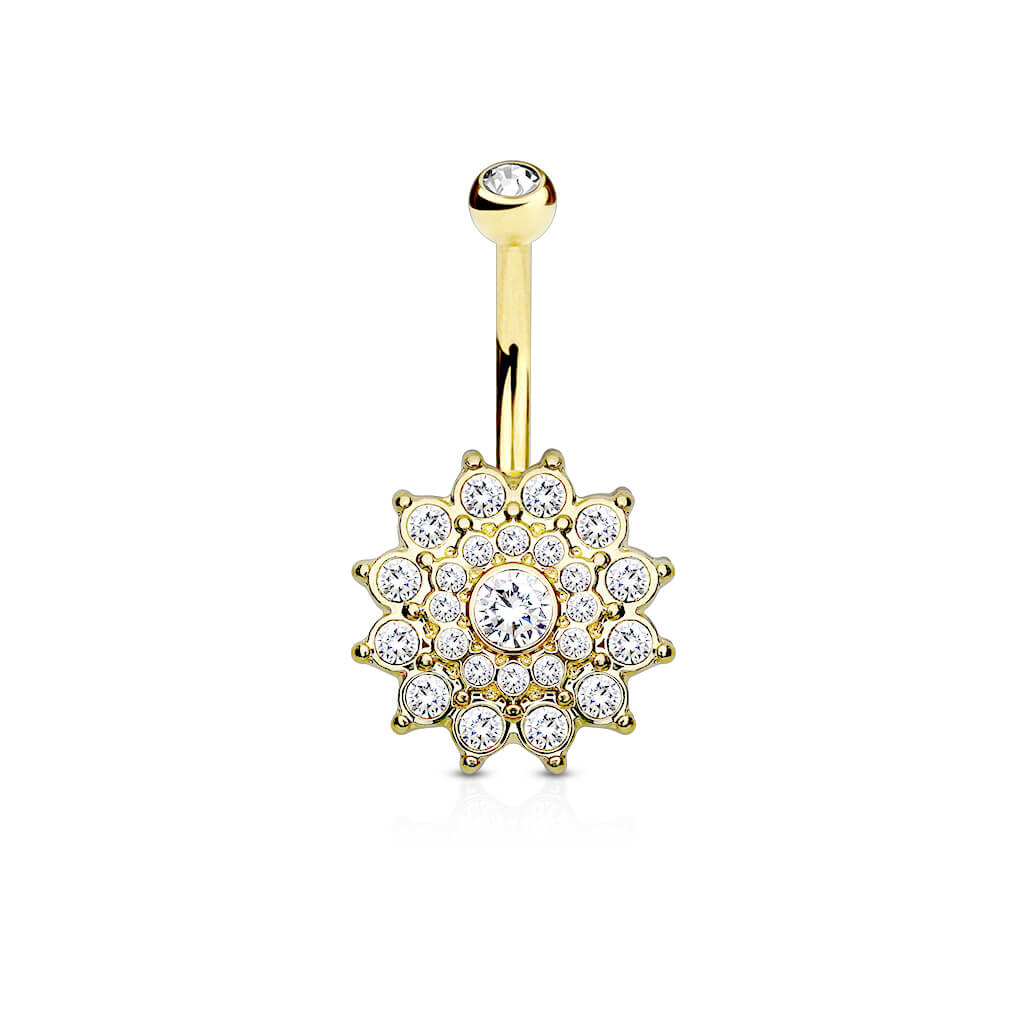 Belly Button Piercing Dahlia Zirconia - Image 3