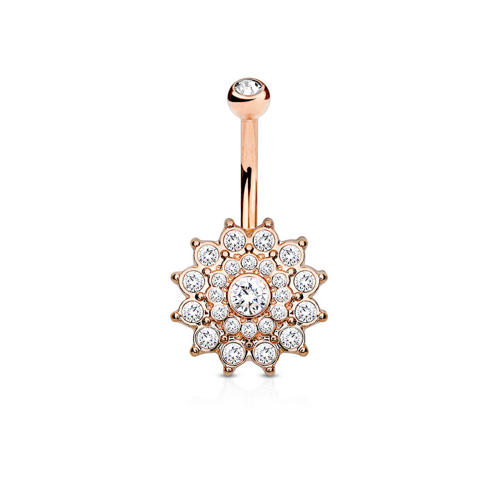 Belly Button Piercing Dahlia Zirconia - Image 4