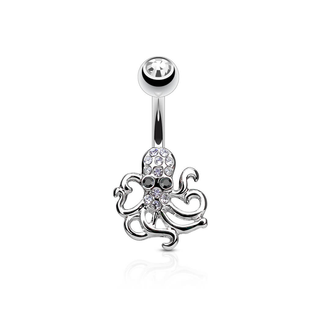 Belly Button Piercing Octopus Zirconia - Image 2