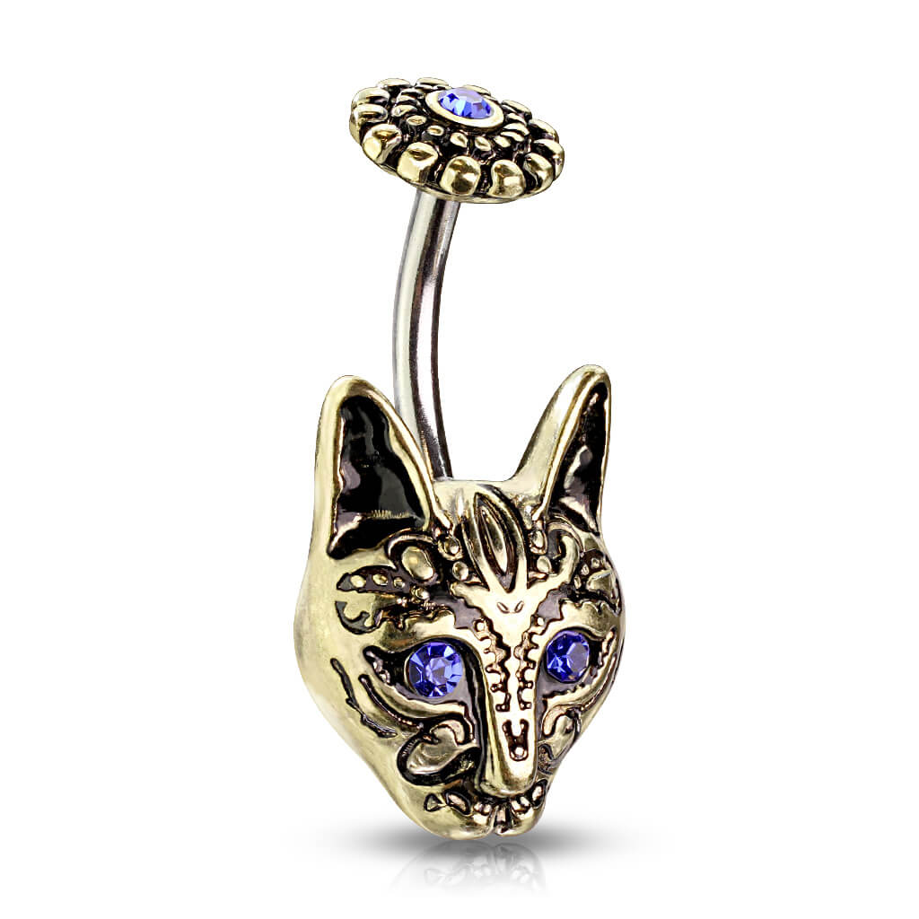 Belly Button Piercing Cat Zirconia - Image 2