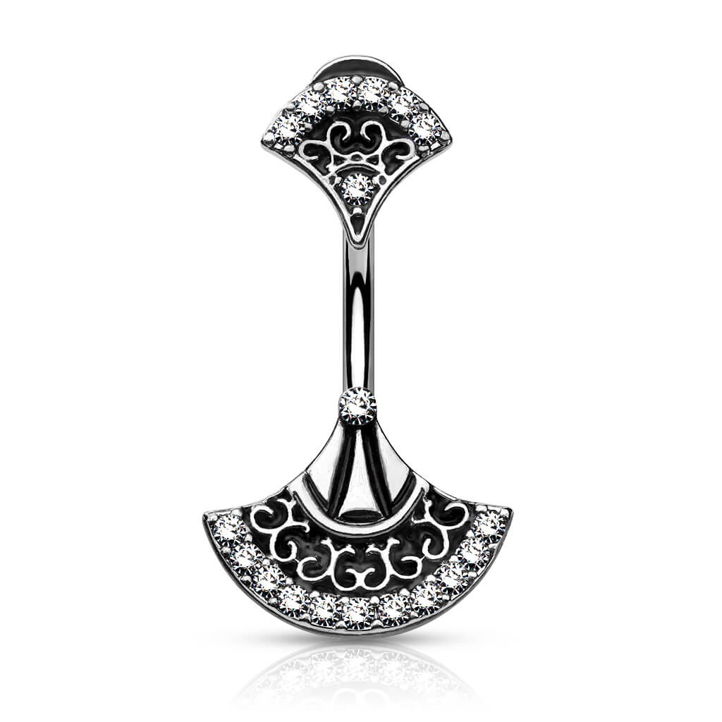 Belly Button Piercing Fan Zirconia - Image 2