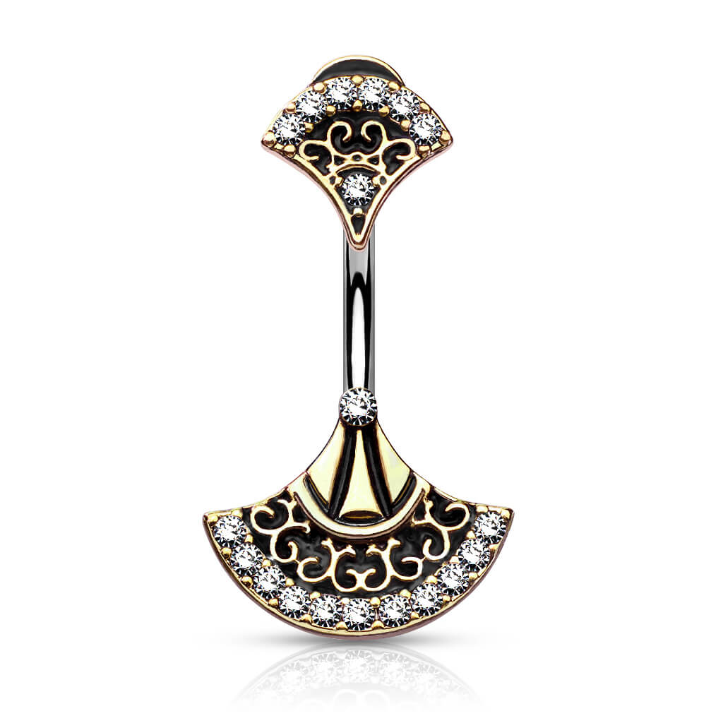 Belly Button Piercing Fan Zirconia - Image 4