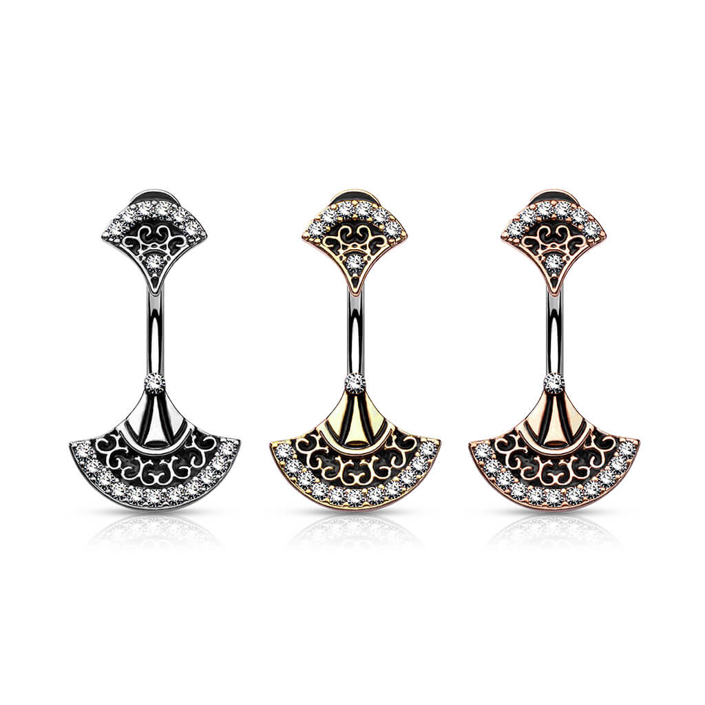 Belly Button Piercing Fan Zirconia - Image 5