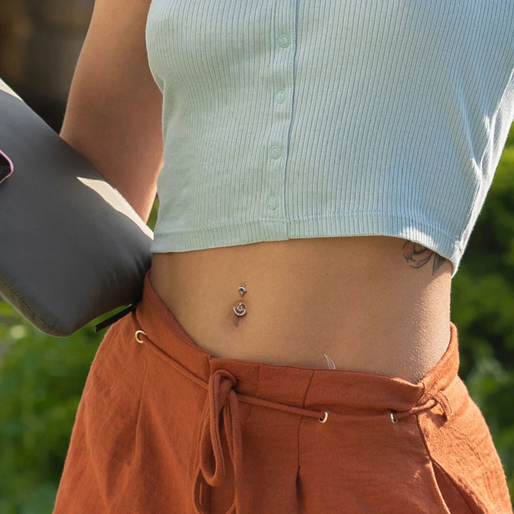 Belly Button Piercing Fan Zirconia - Image 6