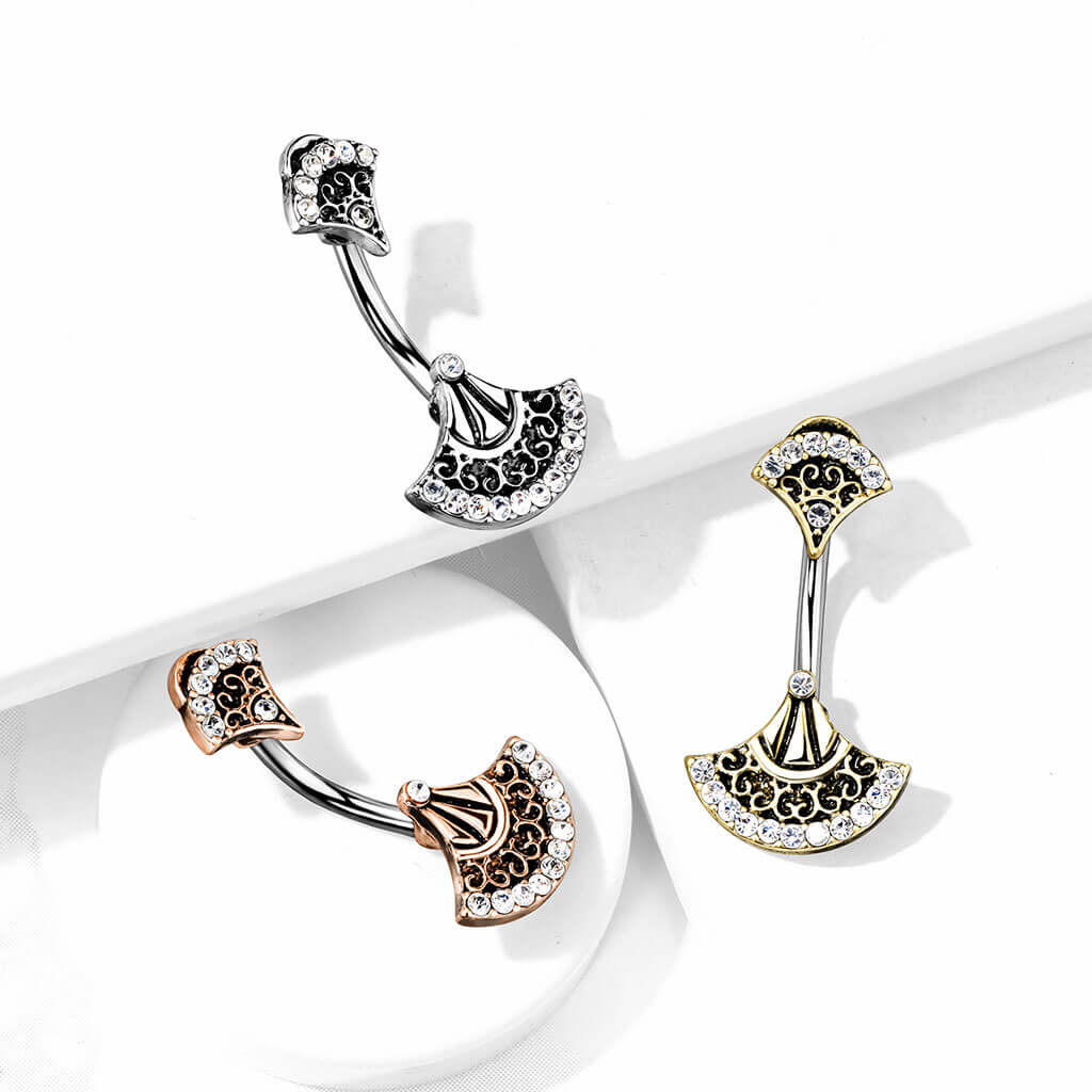 Belly Button Piercing Fan Zirconia - Image 7
