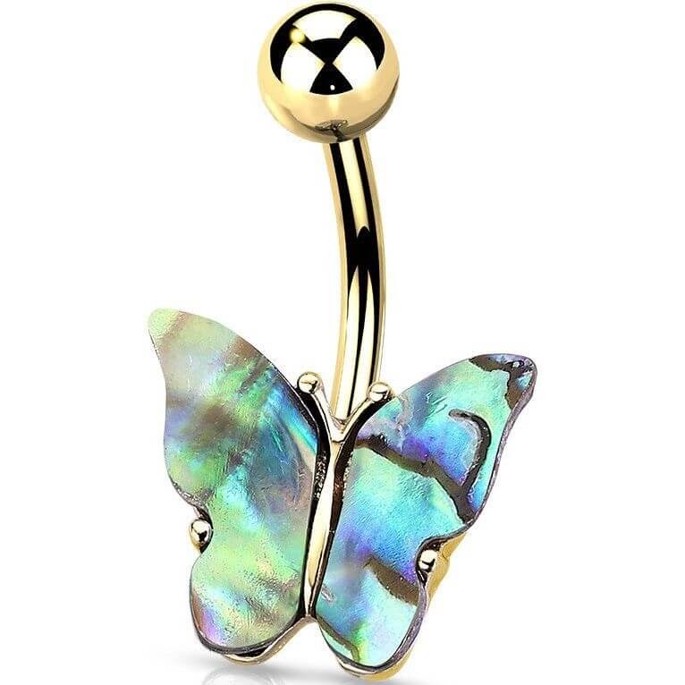 Belly Button Piercing Butterfly