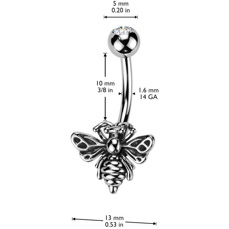 Belly Button Piercing bee - Image 2