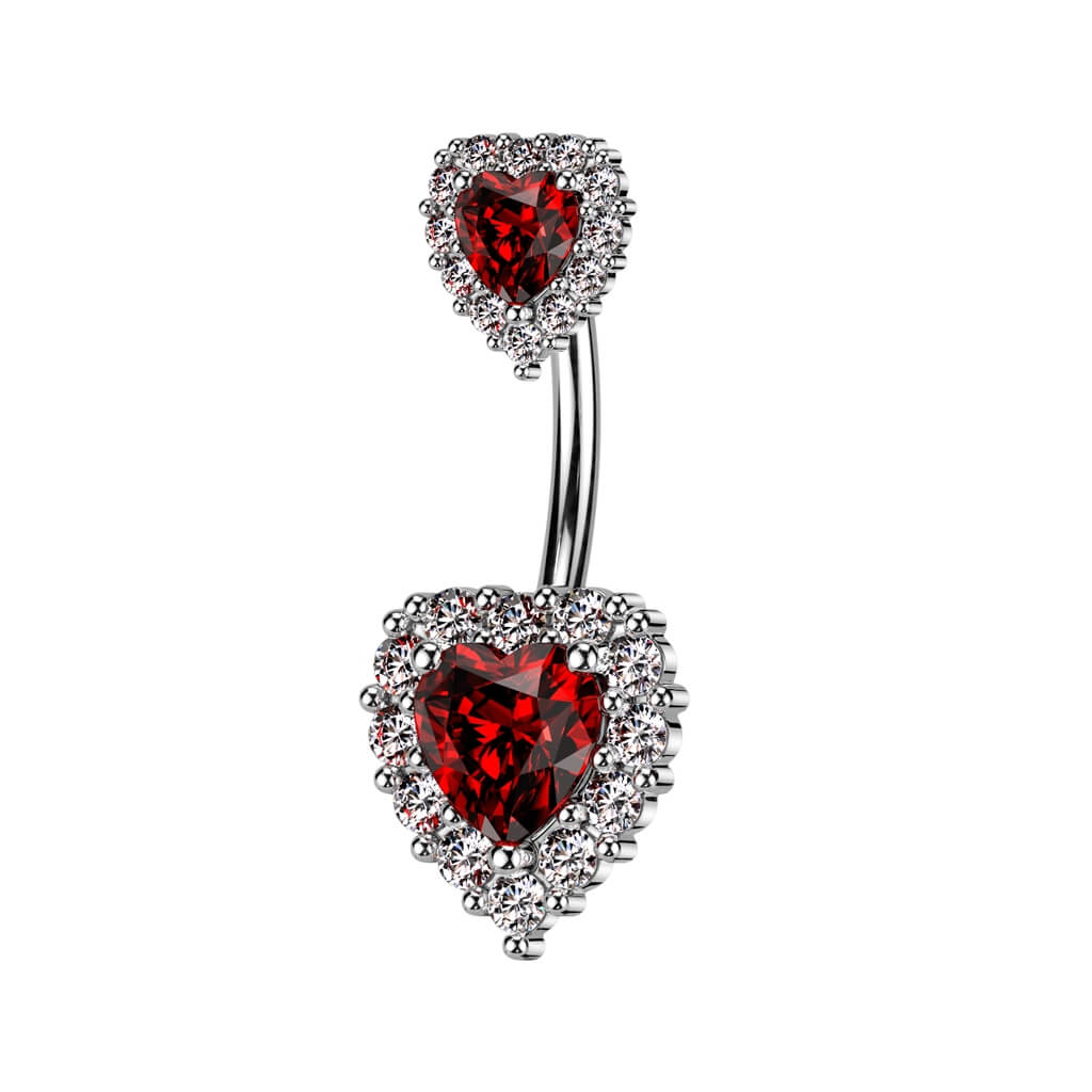 Belly Button Piercing Heart Zirconia - Image 4