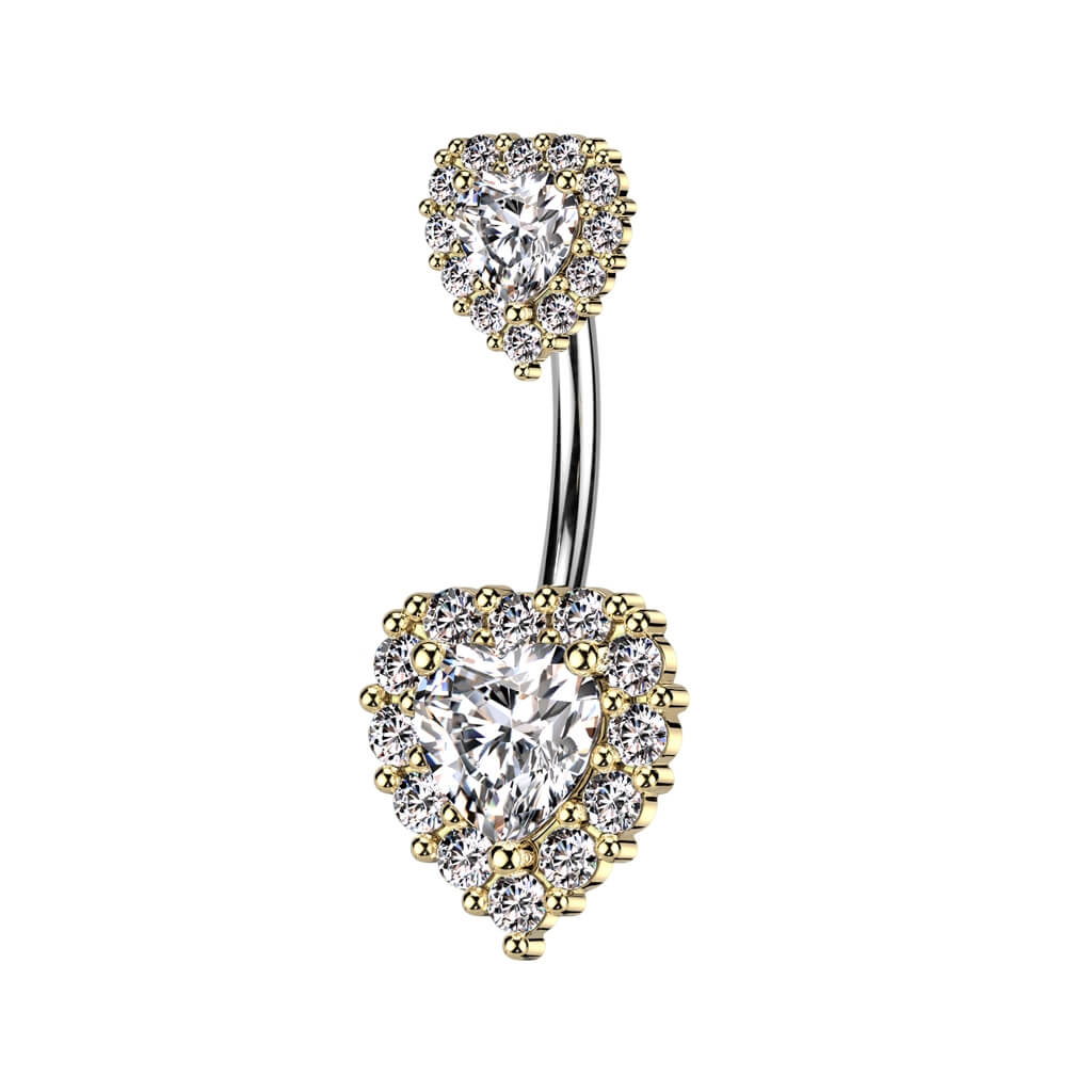 Belly Button Piercing Heart Zirconia - Image 5