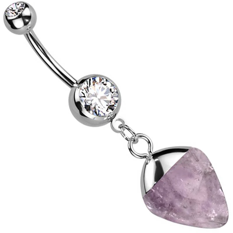 Belly Button Piercing Semi-precious Stone Zirconia