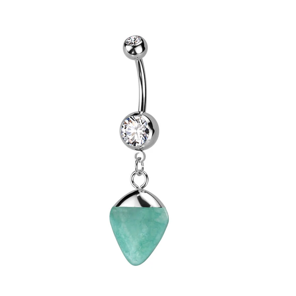 Belly Button Piercing Semi-precious Stone Zirconia - Image 4