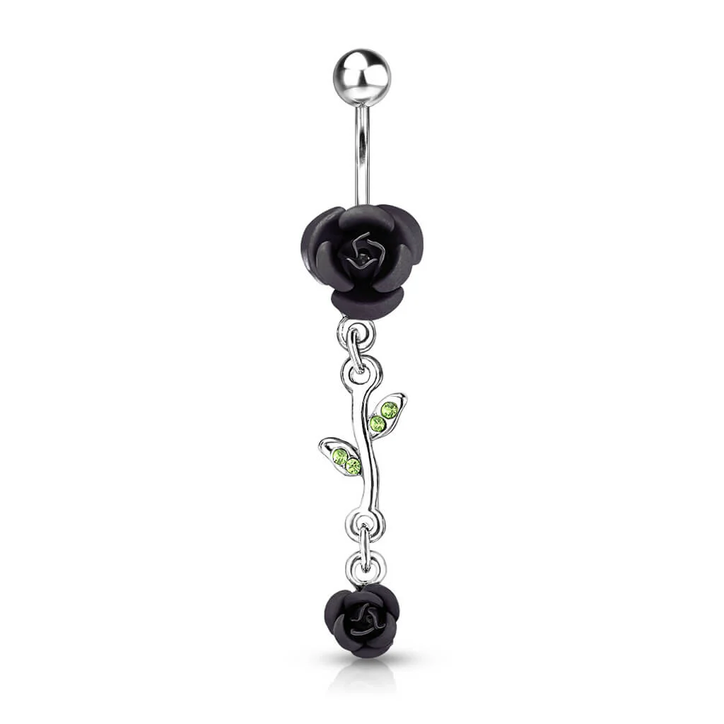 Belly Button Piercing Rose dangle - Image 4