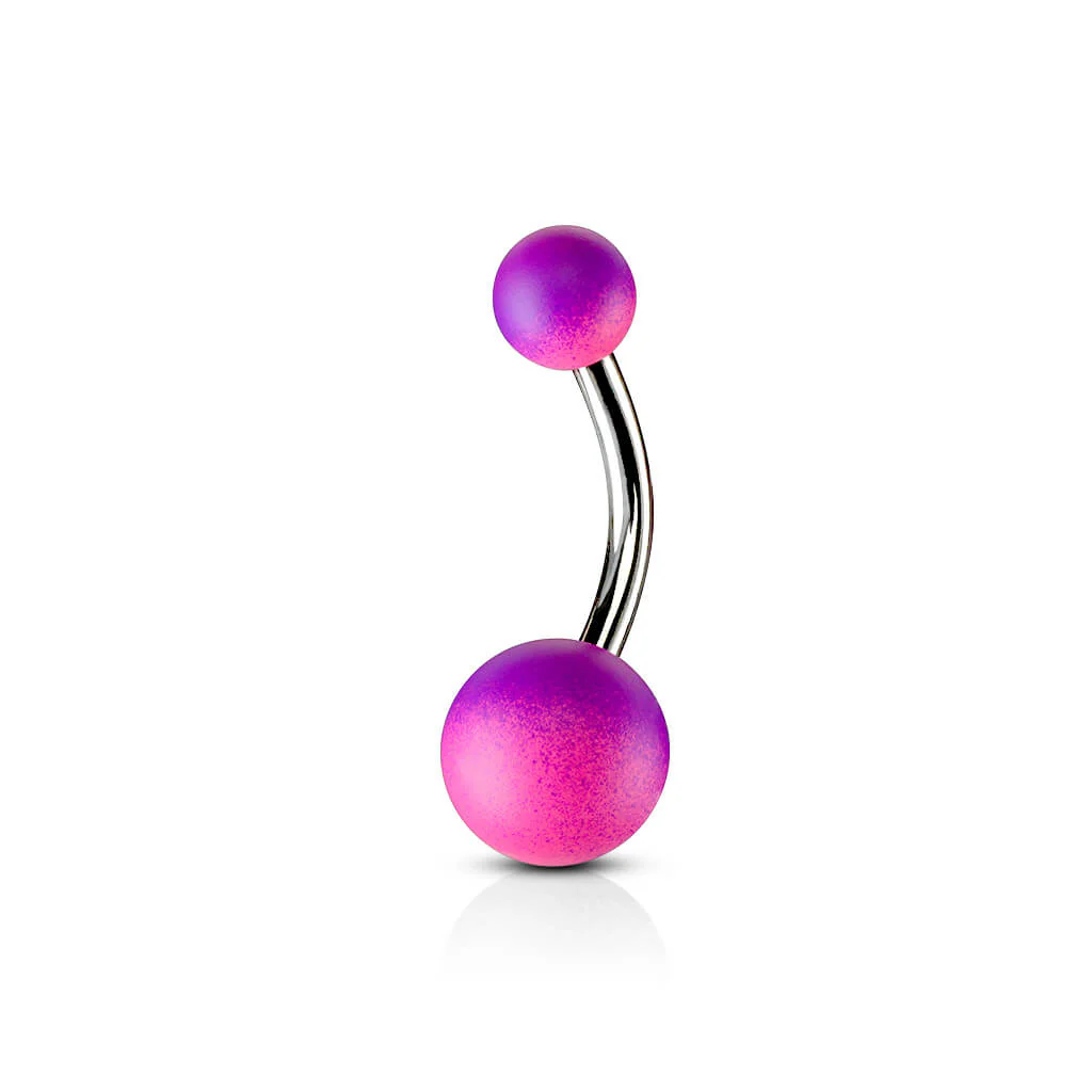 Belly Button Piercing Ball Rubber coating - Image 2