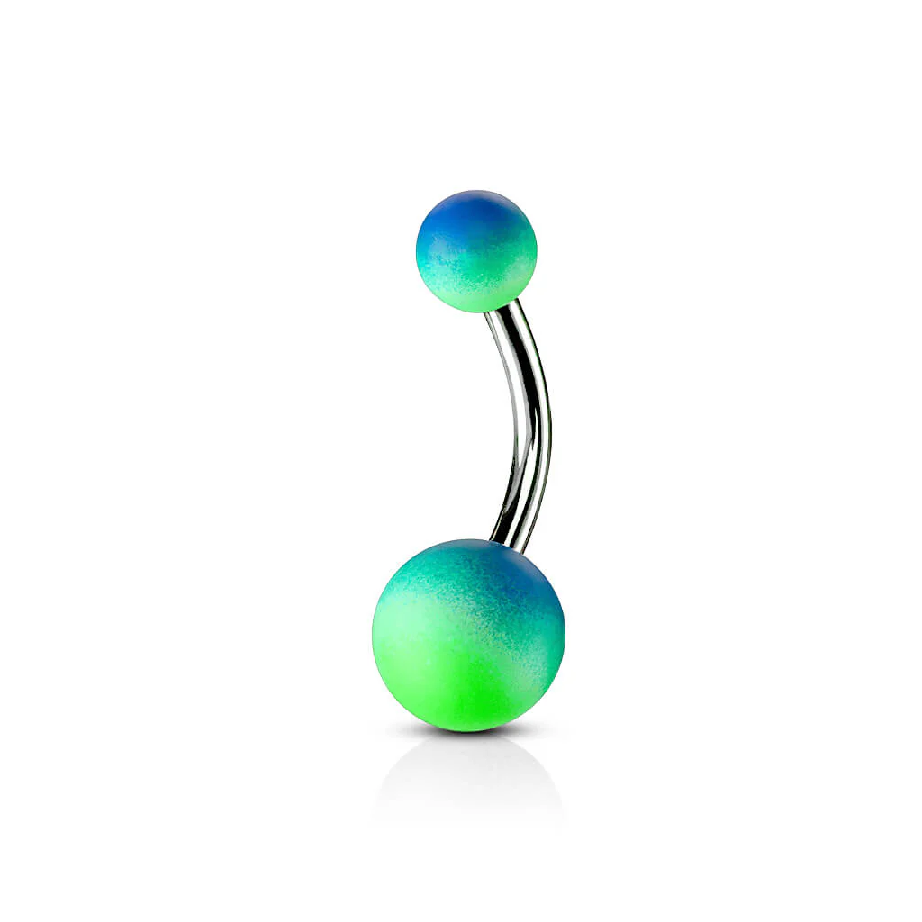 Belly Button Piercing Ball Rubber coating - Image 4