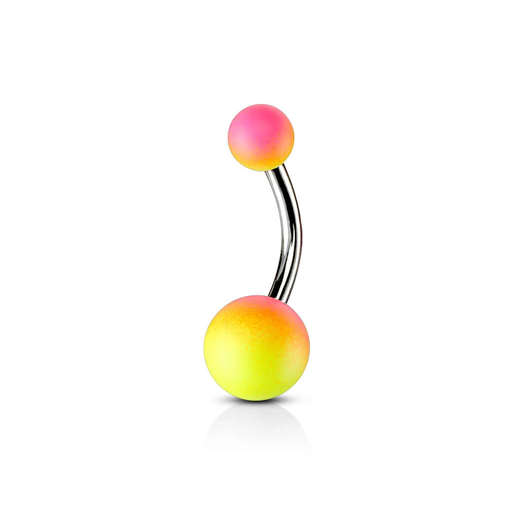 Belly Button Piercing Ball Rubber coating - Image 7