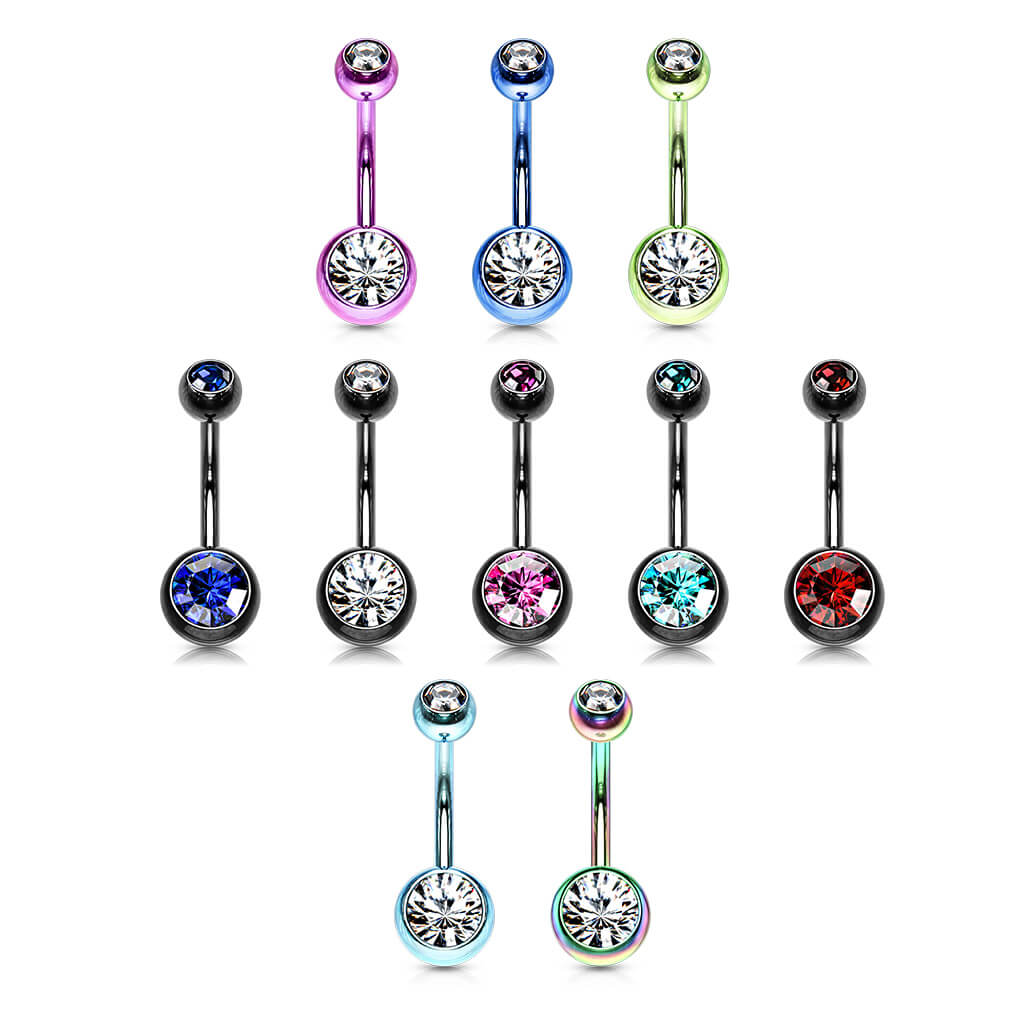 Belly Button Piercing Ball Zirconia - Image 5