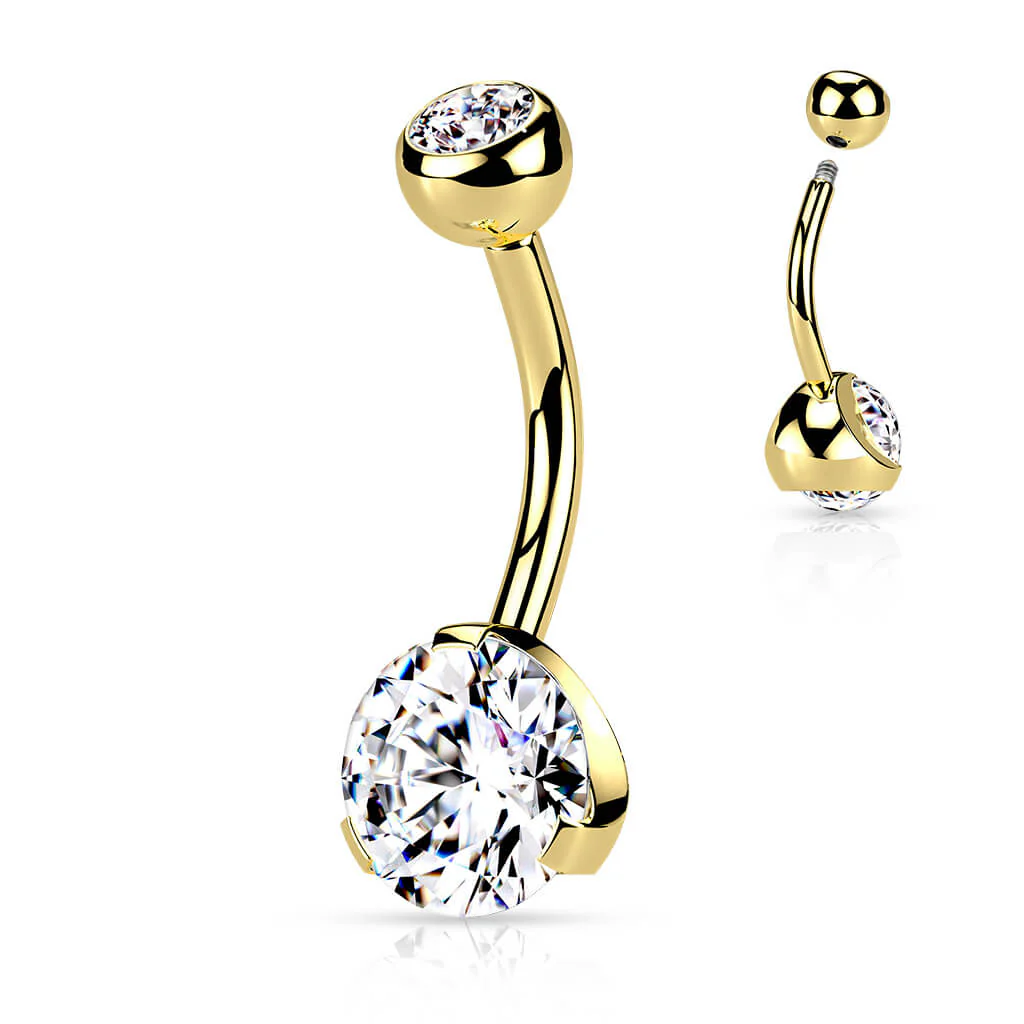 Belly Button Piercing Ball Zirconia - Image 2