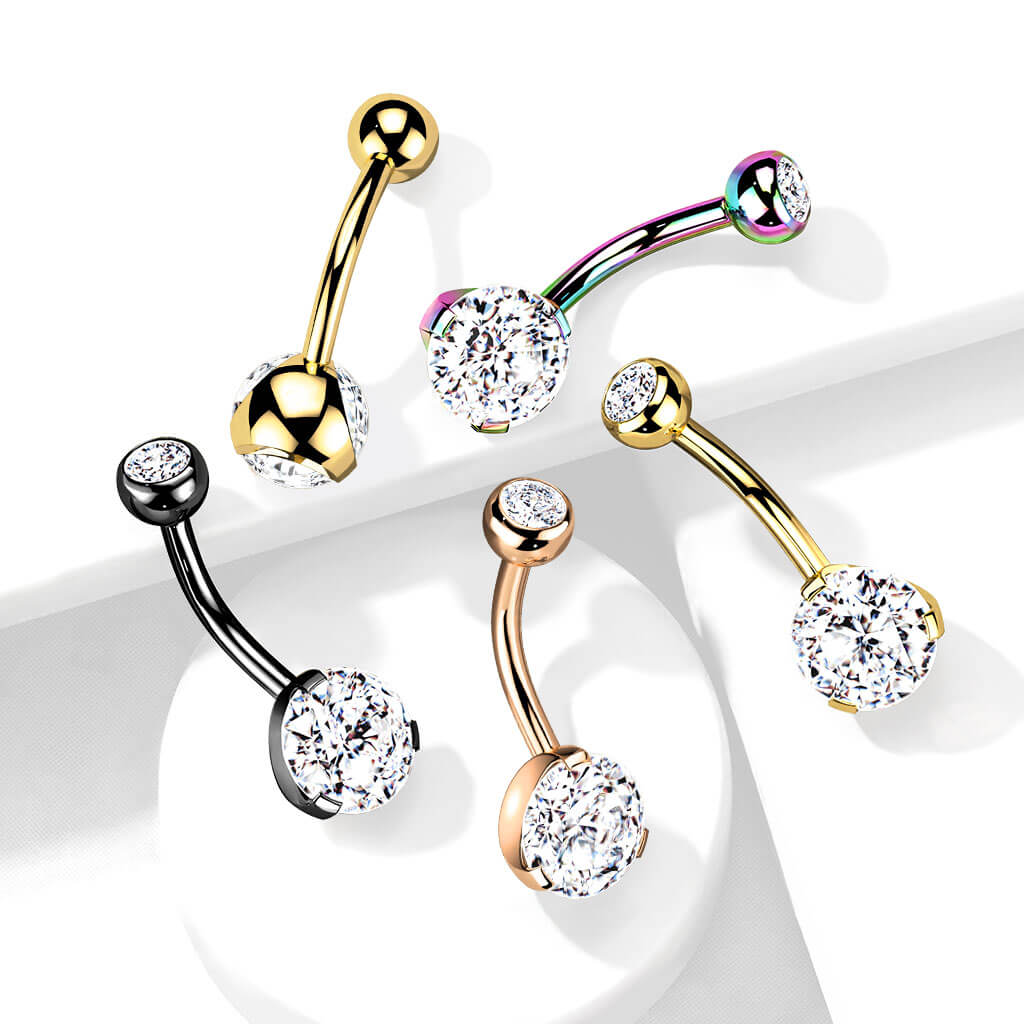 Belly Button Piercing Ball Zirconia - Image 7