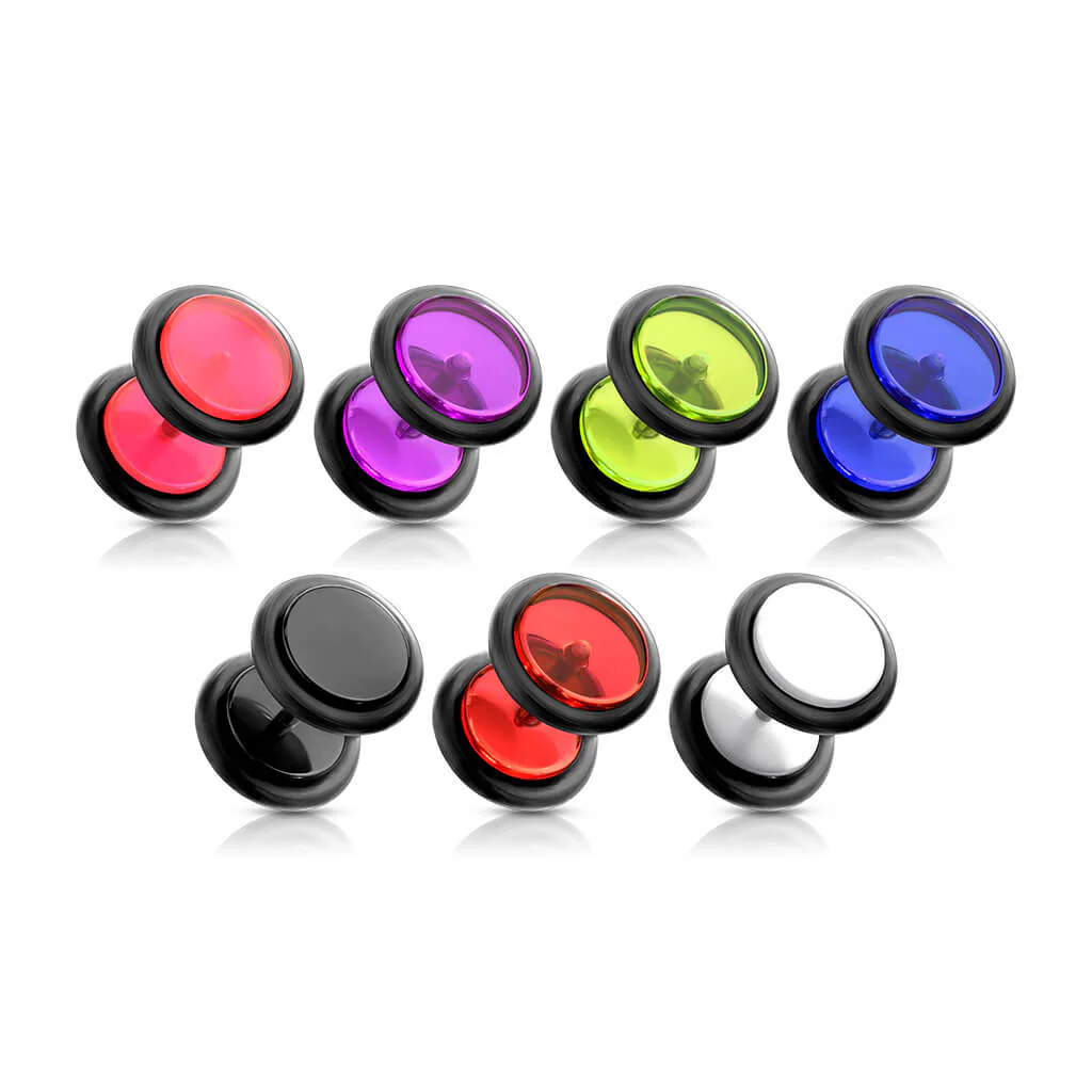 Acrylic Fake Plug Acrylic Silicon O-Ring - Image 5