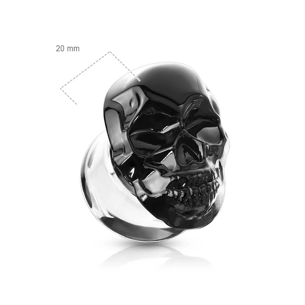 Glass Plug Skull Glass - Image 3