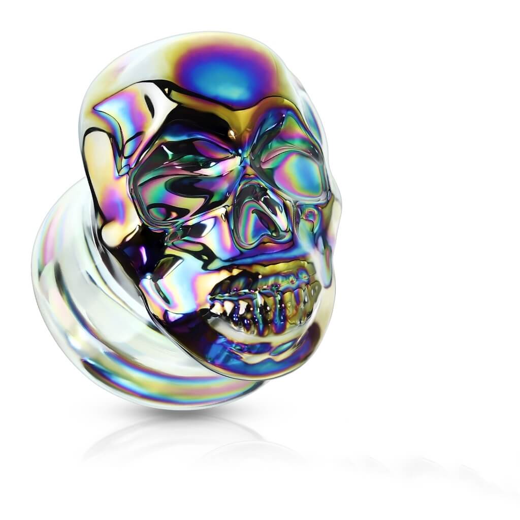 Glass Plug Skull Glass - Image 4