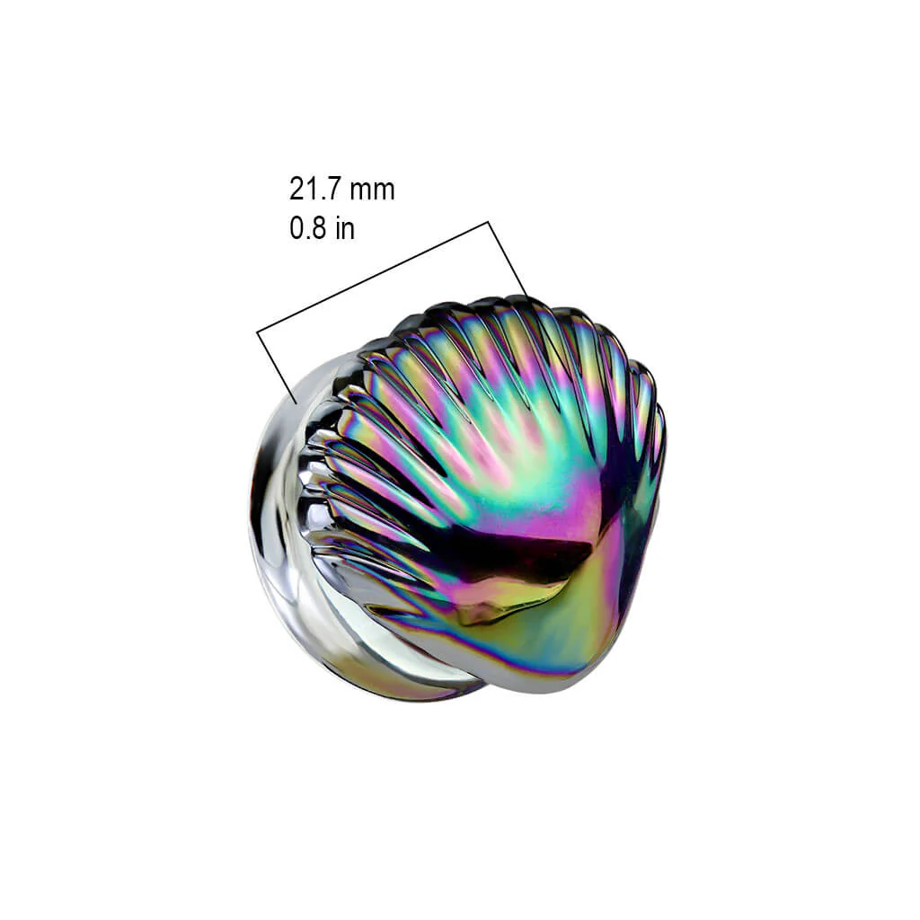 Glass Plug Rainbow Shell - Image 2