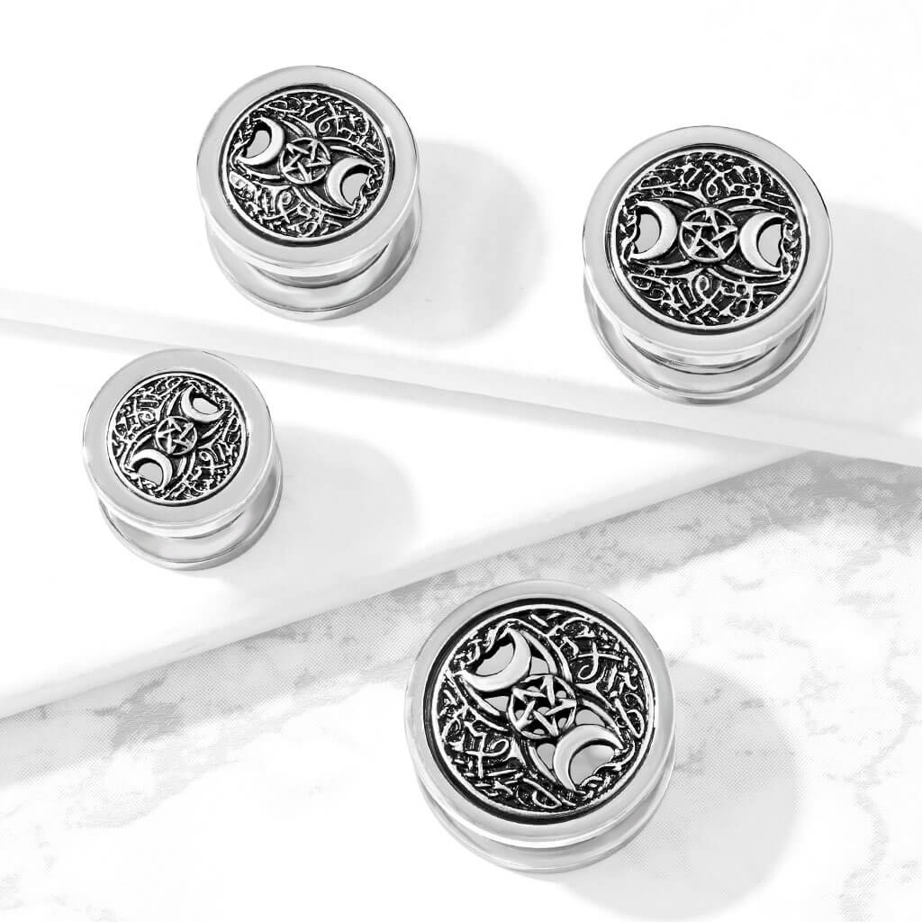 Plug Moon Star Silver - Image 4