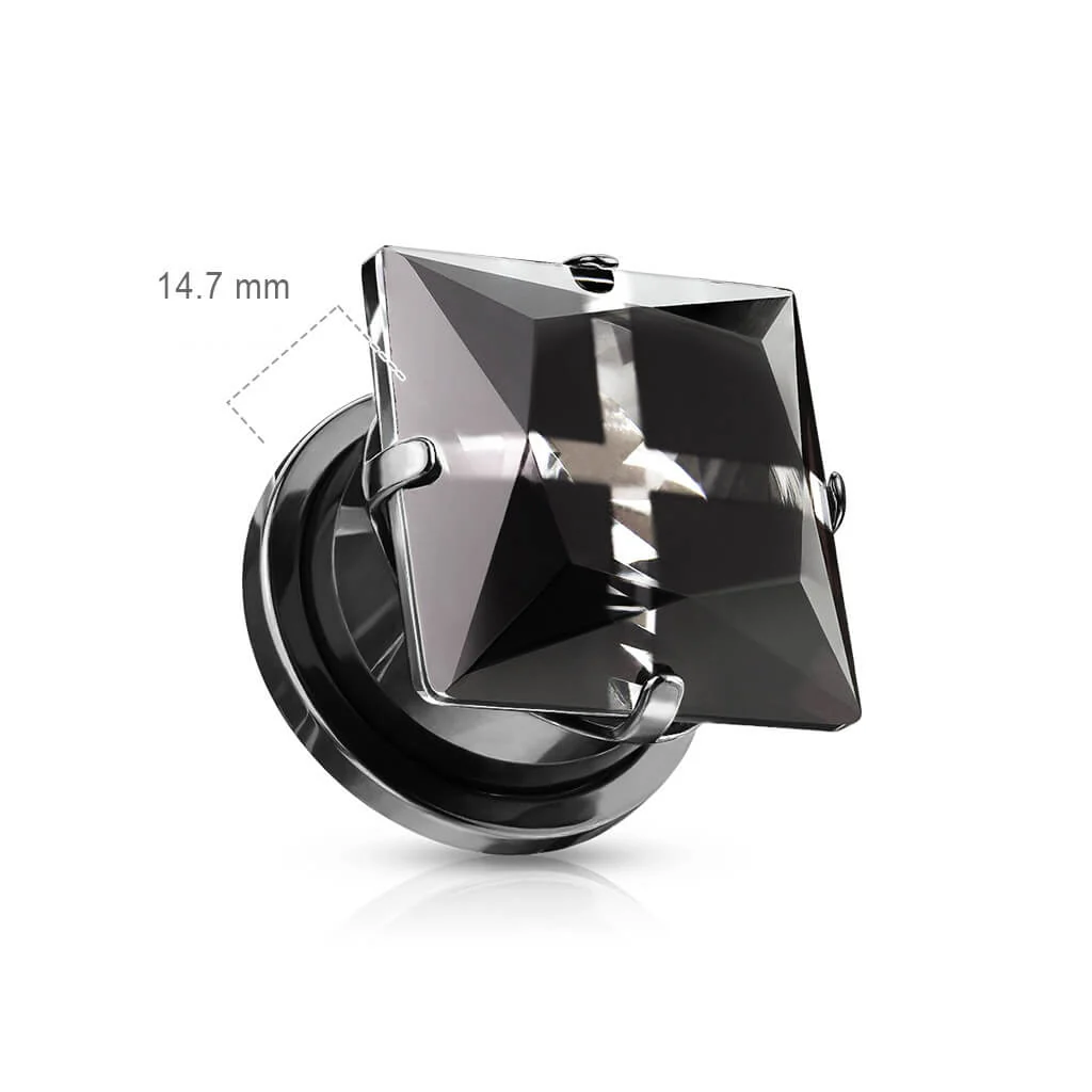 Plug Square Zirconia Black - Image 2