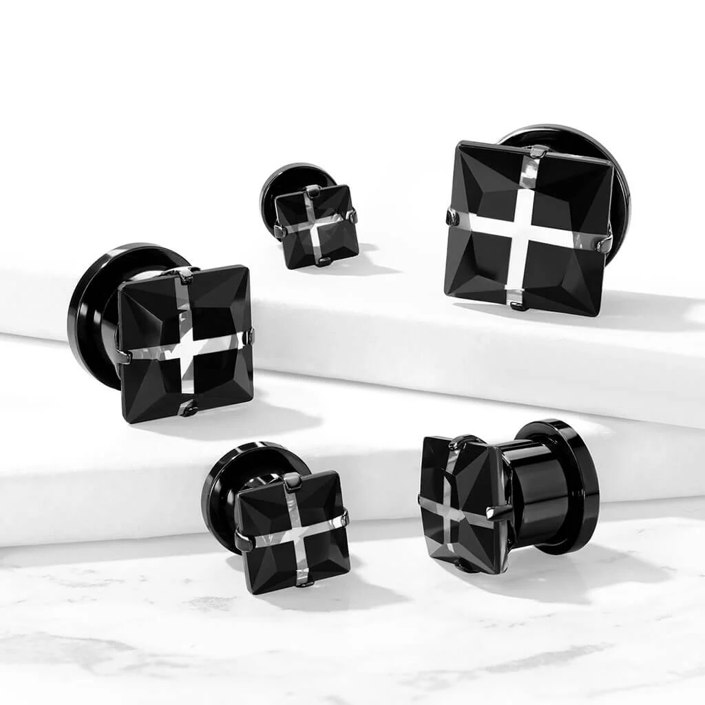 Plug Square Zirconia Black - Image 3