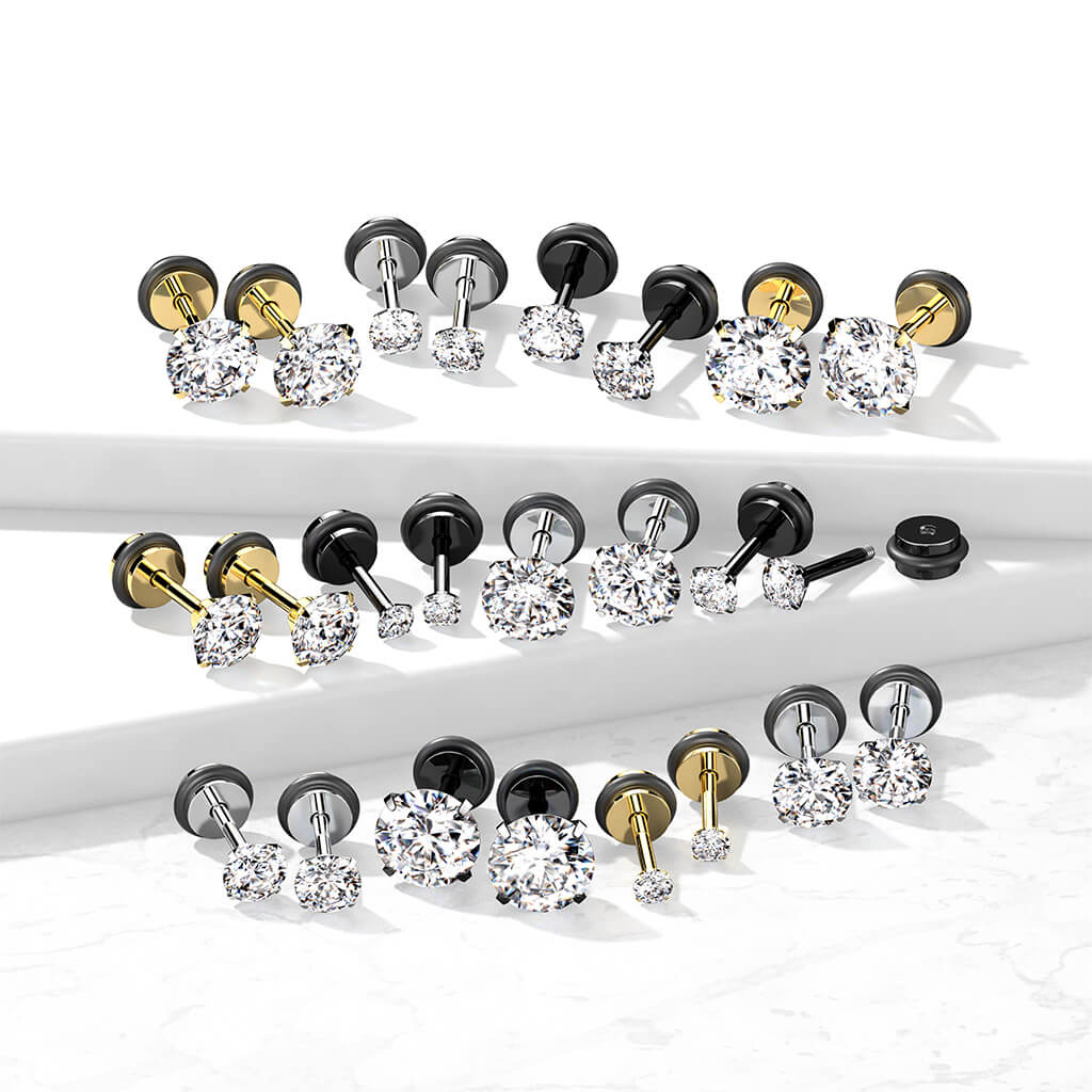 Fake Plug Round Zirconia Internally Threaded - Image 7