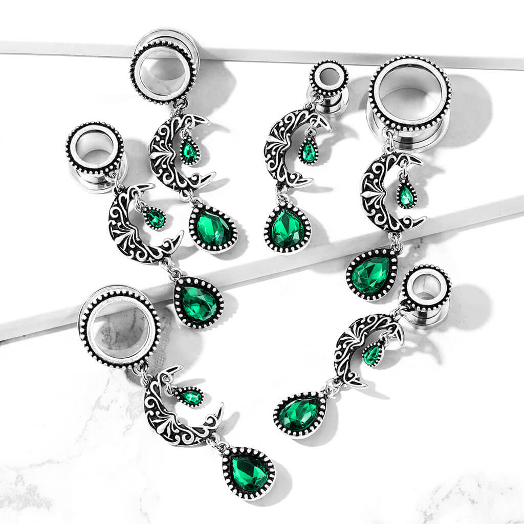 Tunnel Moon Drop Zirconia Silver - Image 4