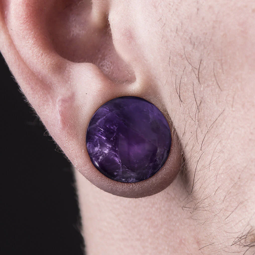 Plug Amethyst Silicone O-Ring - Image 3