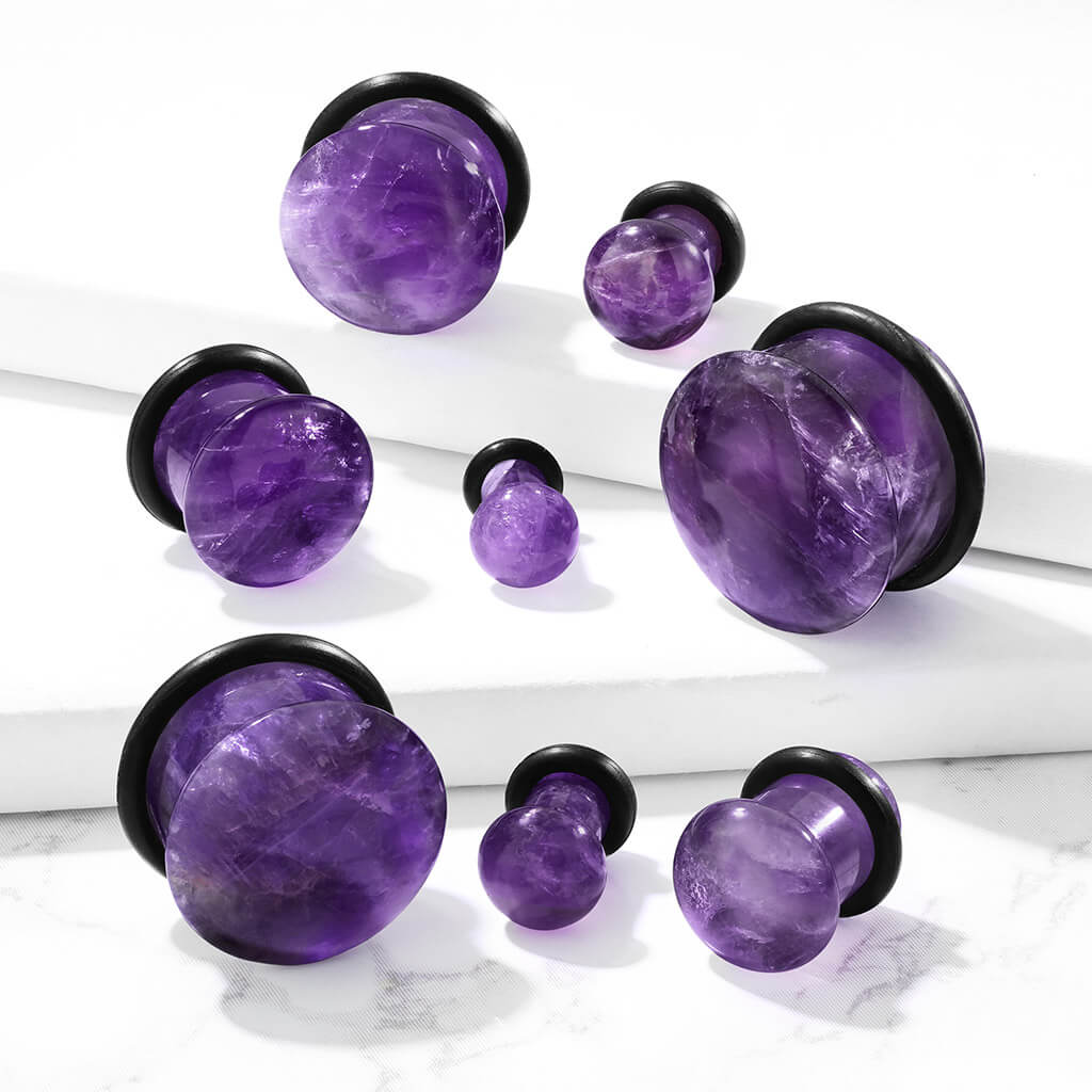 Plug Amethyst Silicone O-Ring - Image 4