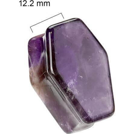 Tunnel Coffin Amethyst Semi Precious Stone - Image 2