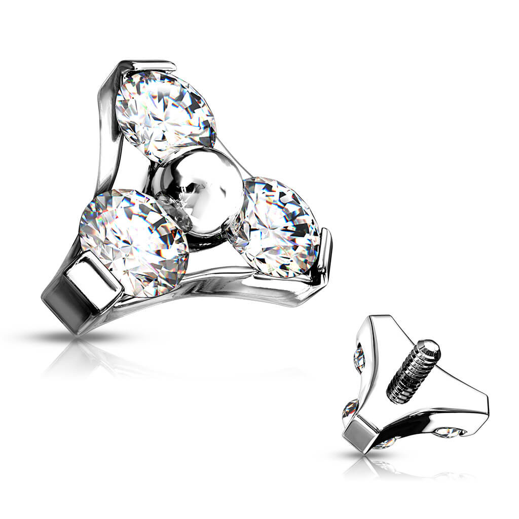 top triangle zirconia Internally Threaded - Image 4